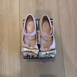 Pink Bow Kids Shoes